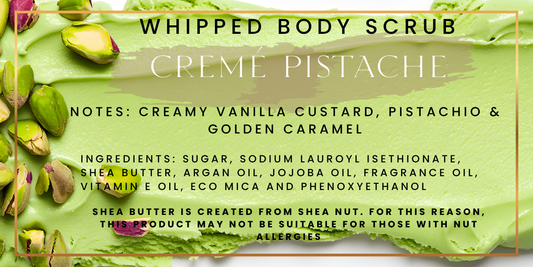 Cremé Pistache Scrub
