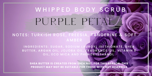 Purple Petal Scrub